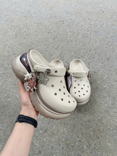 Sục SUPER BAE dây móc, siêu hot, sục crocs xịn   PB427   