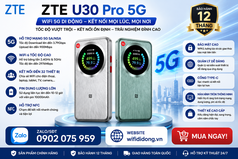 Sắm ngay siêu phẩm ZTE U30 Pro 5G 