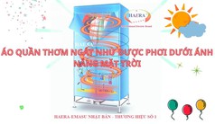 Tủ sấy quần áo cao cấp sấy khô nhanh, khửi mùi hôi, diệt khuẩn hiệu quả, bảo vệ sợi vải...