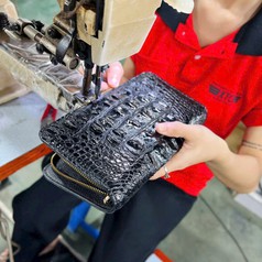 Ví Cá Sấu Nguyên Tấm Chất Lượng Xuất Khẩu   Bán Sỉ Số Lượng 