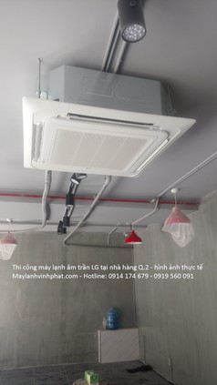 Một lựa chọn hiện đại và thân thiện với môi trường là dòng Máy lạnh âm trần LG 