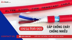 Dây Cáp Chống Cháy Chống Nhiễu 2x1.0  Altek Kabel Đà Nẵng, Huế, Quảng Trị 