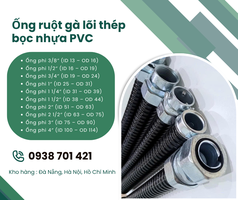 Ống ruột gà lõi thép bọc nhựa PVC   Giải pháp bảo vệ dây điện linh hoạt Phú Yên,...