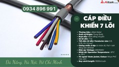 Cáp Tín Hiệu 7 Lõi Chống Nhiễu Cho Tủ Điện   Sẵn Kho TP.HCM, Bình Dương, Đồng Nai, Long...