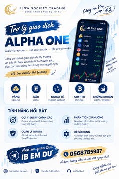 ALPHA ONE   Công cụ hỗ trợ phân tích và theo dõi điểm vào lệnh  Mua 1 tặng...