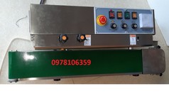Máy hàn miệng túi liên tục FR900, máy ép bao nilong, máy hàn túi phân bón lá, máy ép bao...