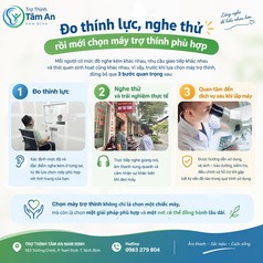Đo thính lực, nghe thử rồi mới chọn máy trợ thính phù hợp 
