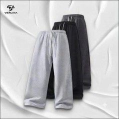 Quần Nỉ Dài Ống Rộng VERLIXA   Item Mới Cho Phong Cách Streetwear Hiện Đại 