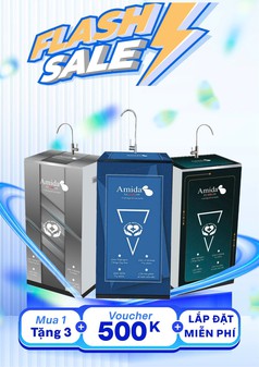 Máy lọc nước RO cao cấp tích hợp lõi Ion kiềm tạo nước kiềm tốt cho sức khỏe 