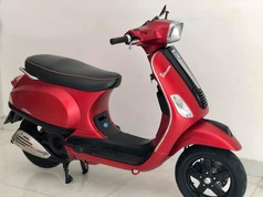 BÁN Vespa Đèn Vuông S125 3Vie Đỏ mận. Giá 24 triệu 