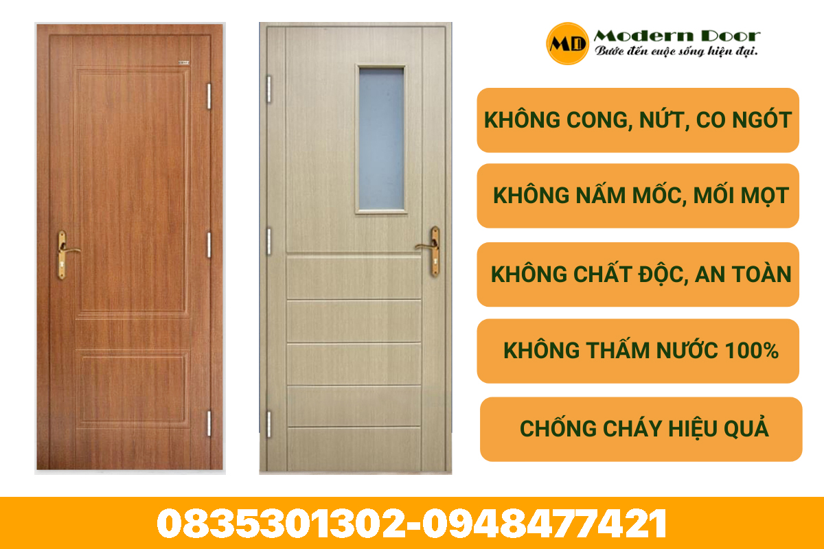 Cửa nhựa vân gỗ   Những câu hỏi thường gặp về cửa vân gỗ ABS