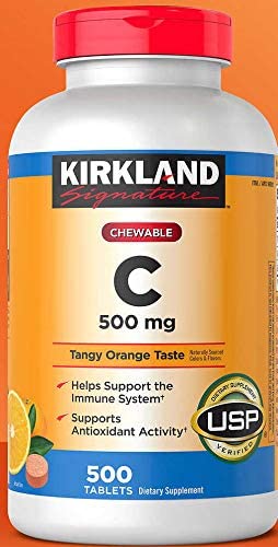 Kẹo ngậm bổ sung Vitamin C 500mg 500 viên Kirkland