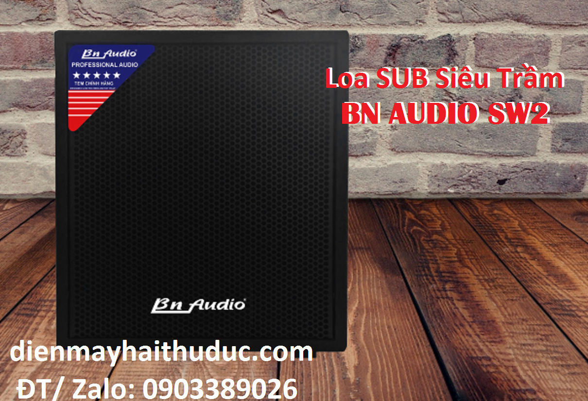 Loa Sub siêu trầm BN Audio SW2 công suất đỉnh 500Watt