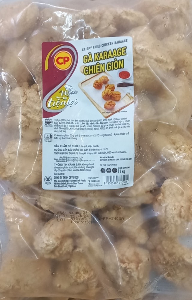 16 Cung cấp thịt gà xiên que,nem thịt,dồi sụn,đùi gà chiên giòn,donut,cuộn rong biển,karrage,popcorn CP