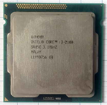 2 CPU Intel Core i3 2100 3.10 GHz