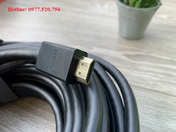 2 Dây cáp HDMI tín hiệu âm thanh hình ảnh, cáp HDMI 10m Ugreen 10110 chính hãng với 2 đầu đực HDMI