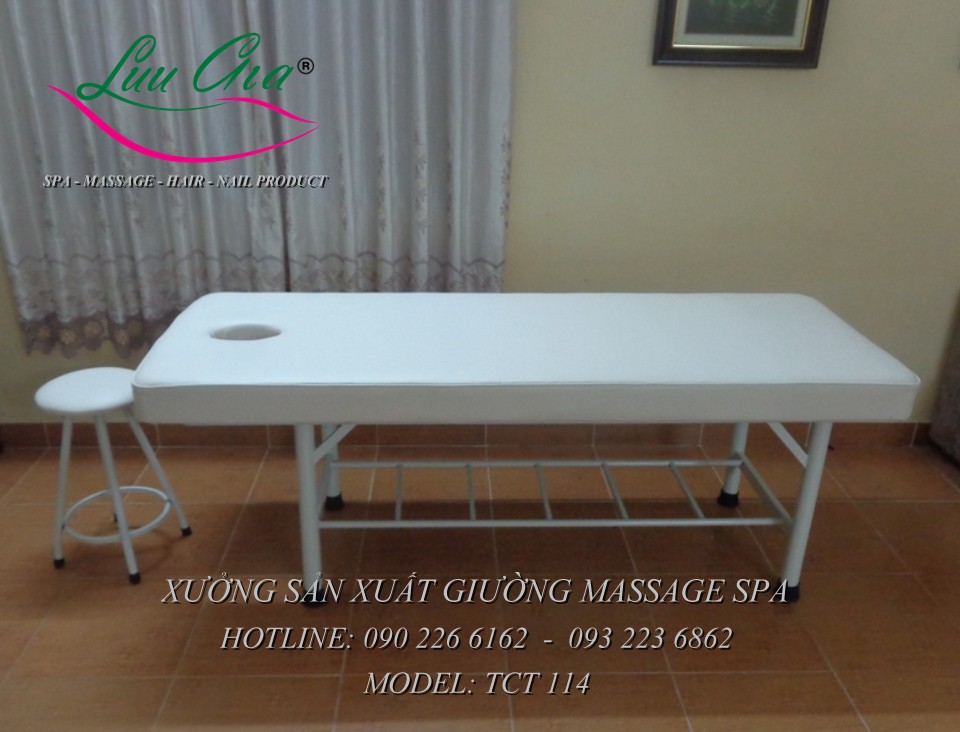 1 Giường massage toàn thân khung gỗ cung cấp tại hải phòng
