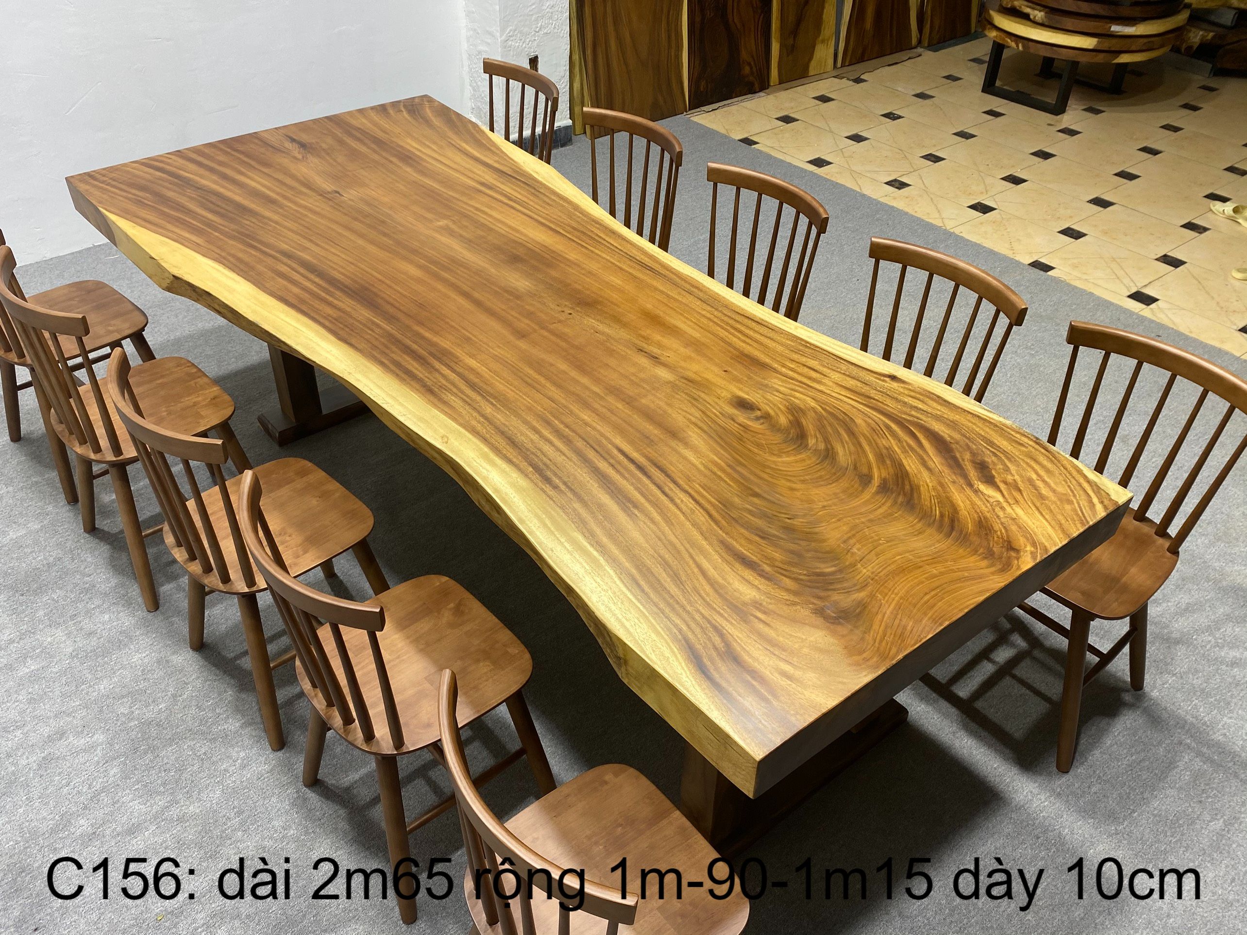 1 Chuyên cung cấp bàn ghế gỗ me tây nguyên tấm giá tại xưởng không qua trung gian