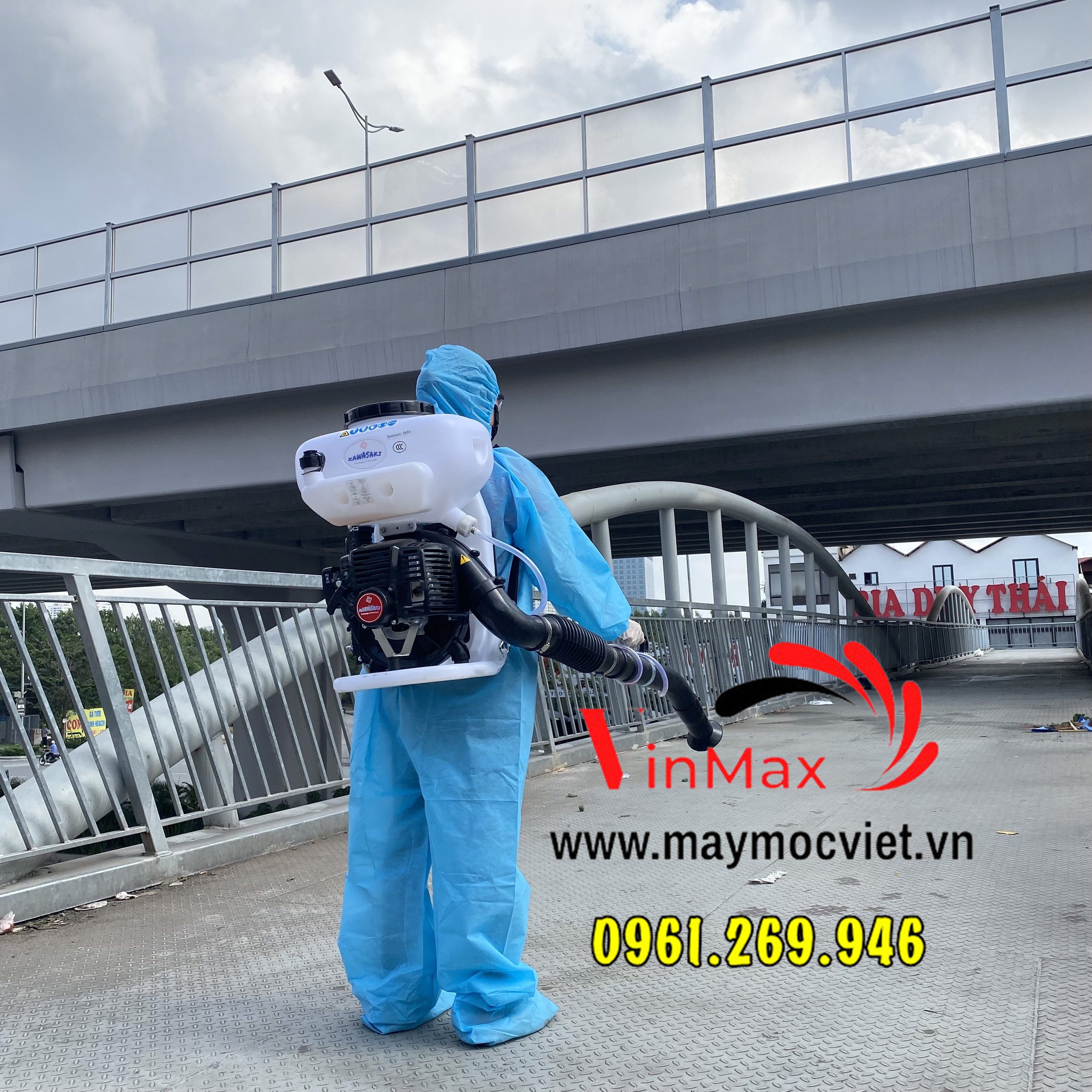 5 Máy phun muỗi đeo vai Kawasaki tk65 phun diệt côn trùng cho nhà xưởng, kho hàng,gia đình