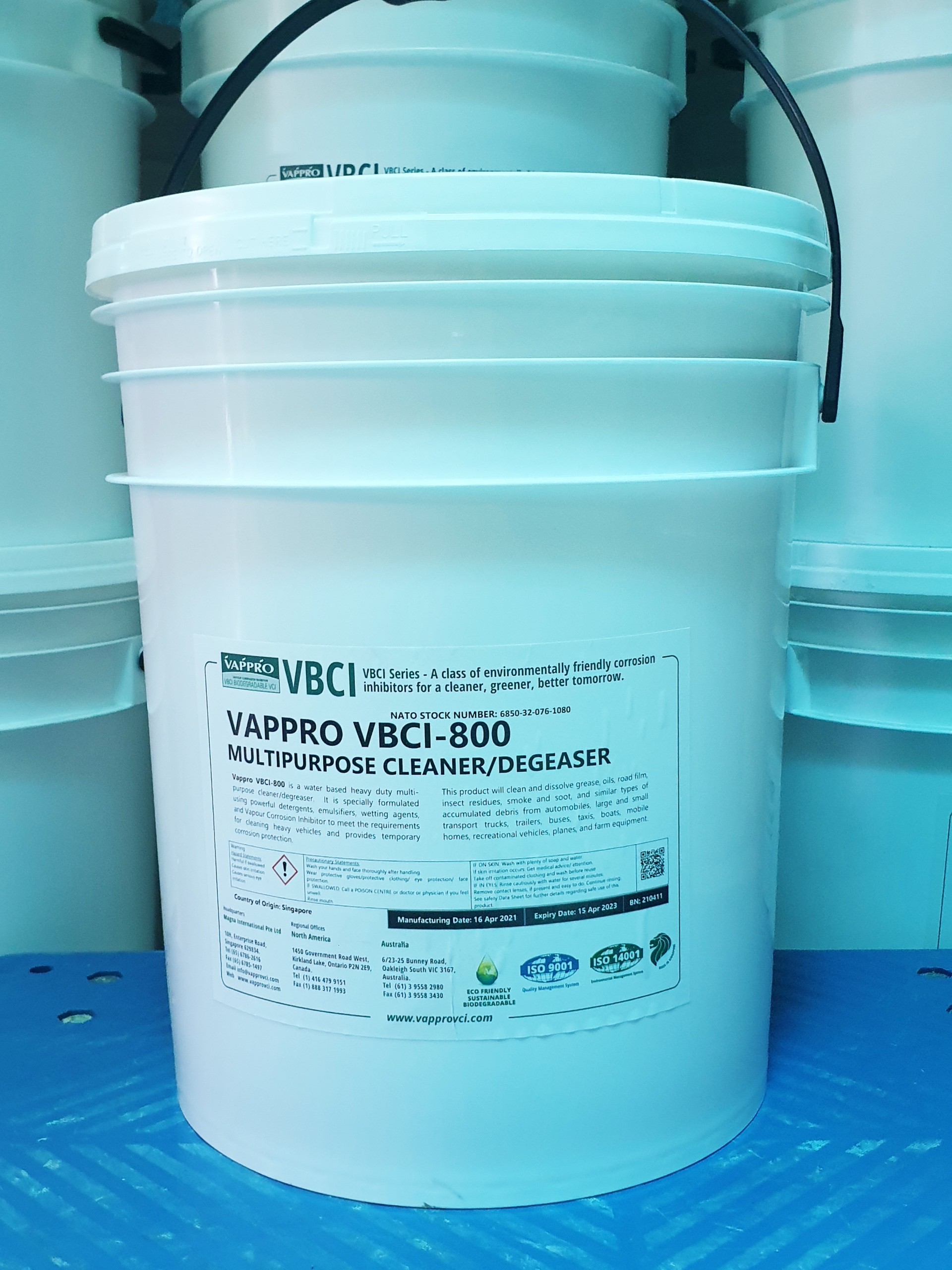 Hóa chất tẩy rửa dầu mỡ gốc kiềm Vappro VBCI-800, VpCI-416, Xtra-Clean, Biolubri Rig Wash..nhập khẩu