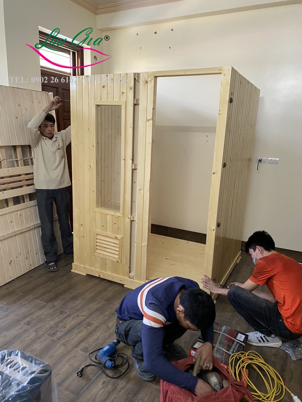 lắp đặt phòng xông hơi khô tại hải dương