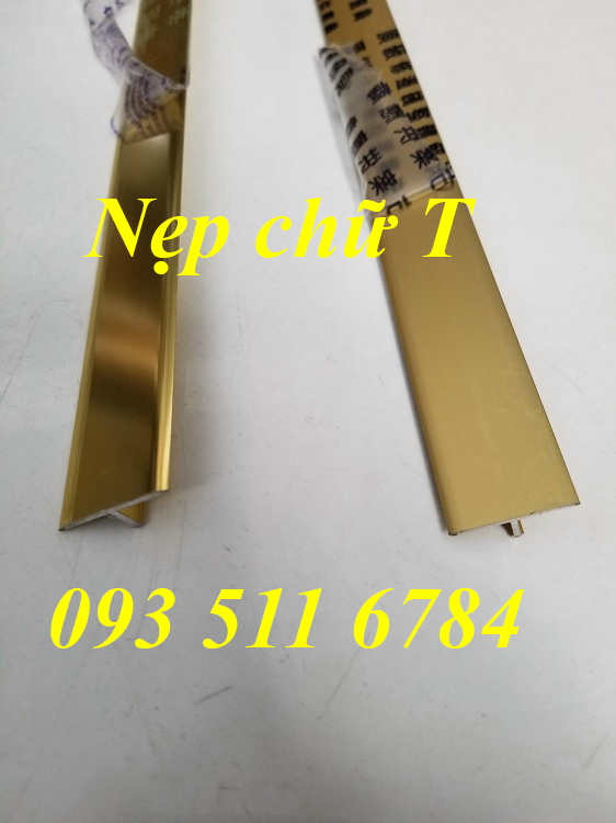 Nẹp sàn gỗ T25 T30 Nẹp Inox V màu vàng đồng