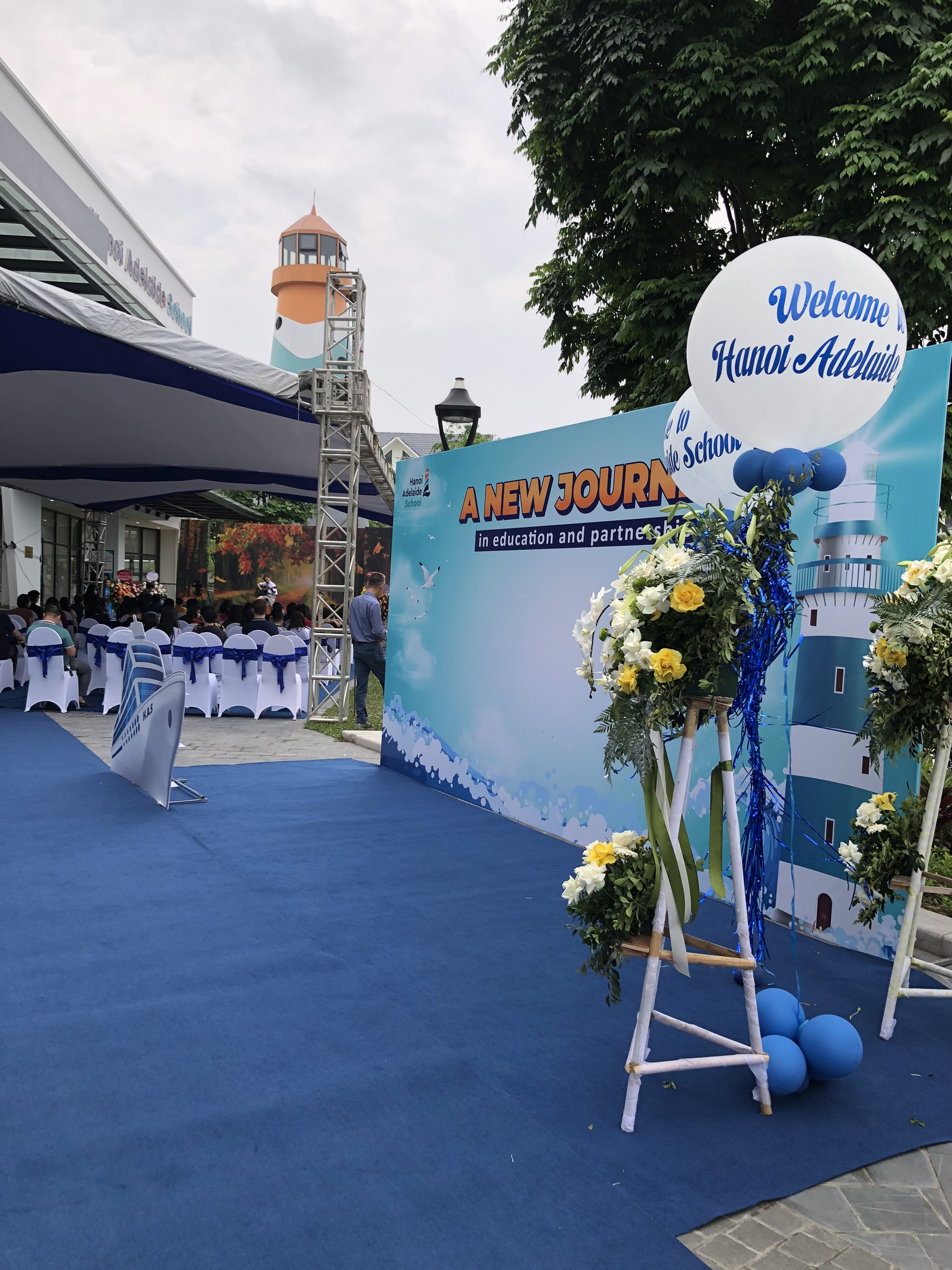 Thi công backdrop tại Hà Nội