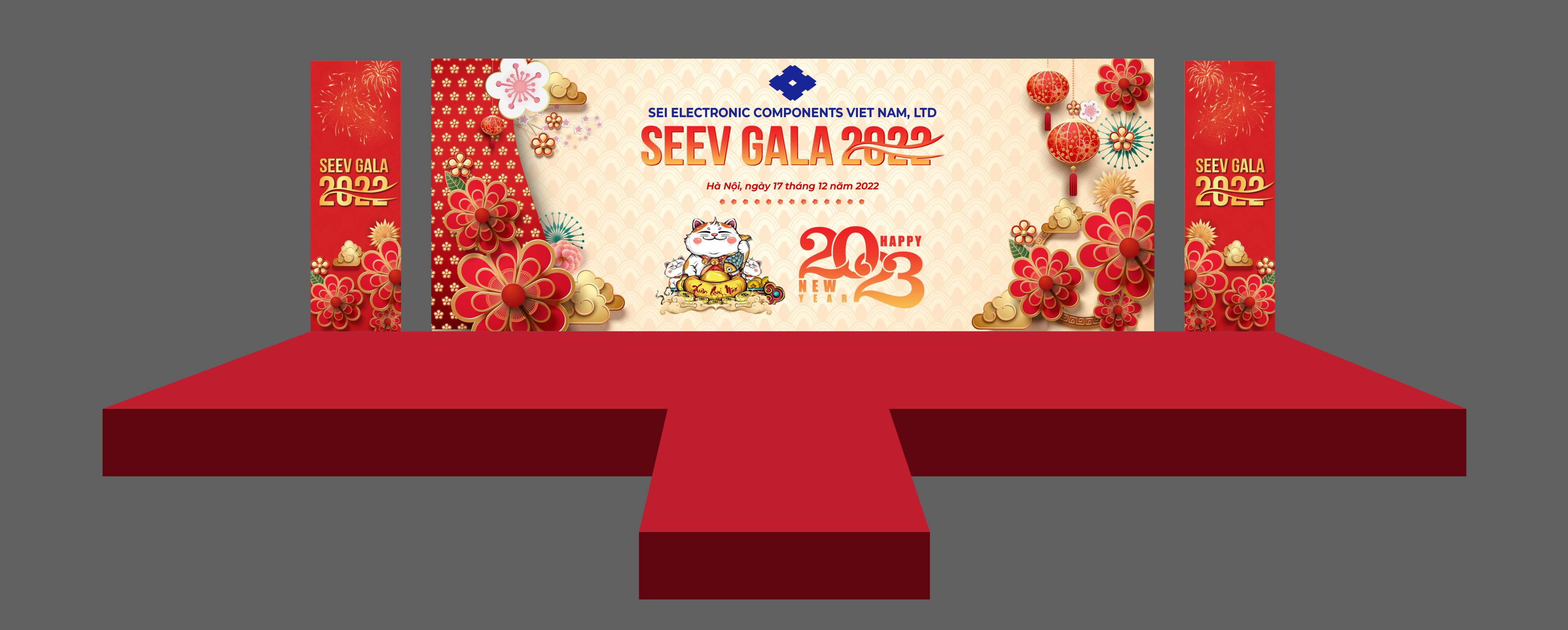 12 Thi công backdrop tại Hà Nội