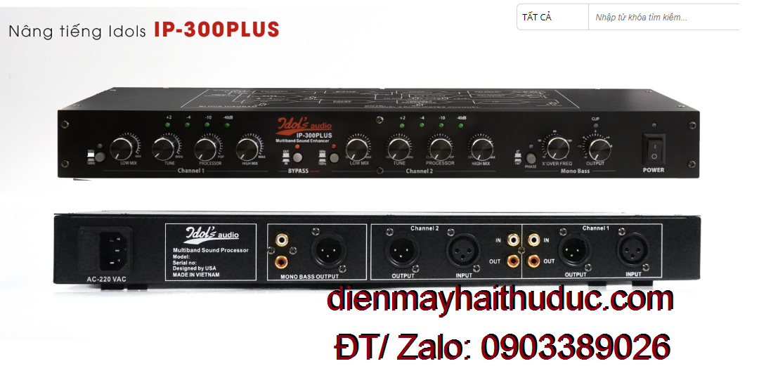 3 Máy nâng tiếng IDol S IP-300 Plus giá giảm 10 tại Điện Máy Hải