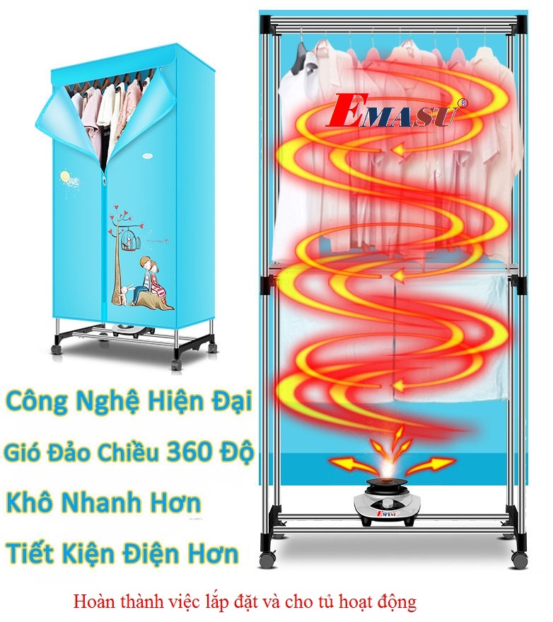 2 Dùng tủ sấy quần áo có lợi ích gì hơn máy giặt có chức năng sấy khô