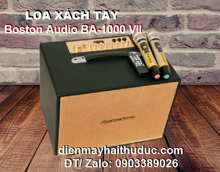 2 Loa xách tay Boston Audio BA-9999 VII hàng xịn chính hãng Boston VN