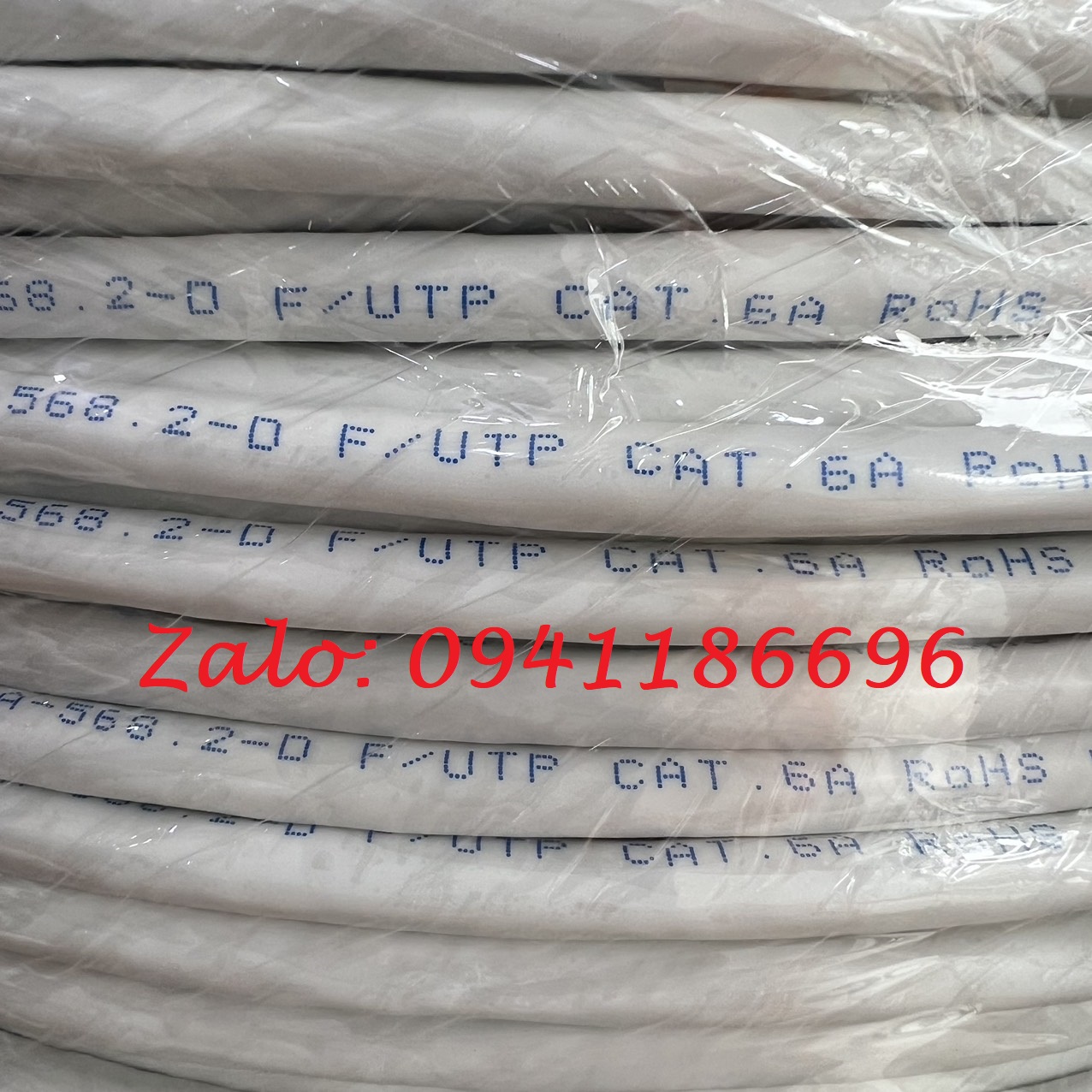 1 Sẵn số lượng Cáp mạng CAT6A FTP-STP bọc bạc chống nhiễu ANCOMTECK ACT-BOX305-6AWHITE