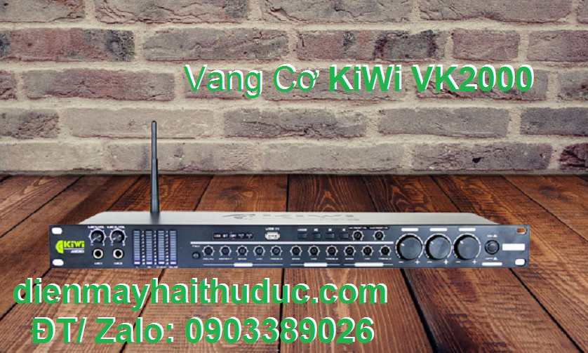 2 Vang cơ Karaoke Bluetooth Kiwi VK2000 mẫu mới của hãng Kiwi