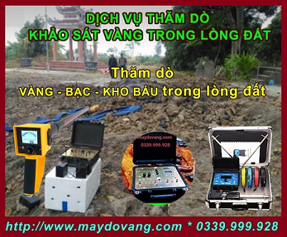 Dịch vụ khảo sát thăm dò VÀNG - BẠC - KHO BÁU trong lòng đất