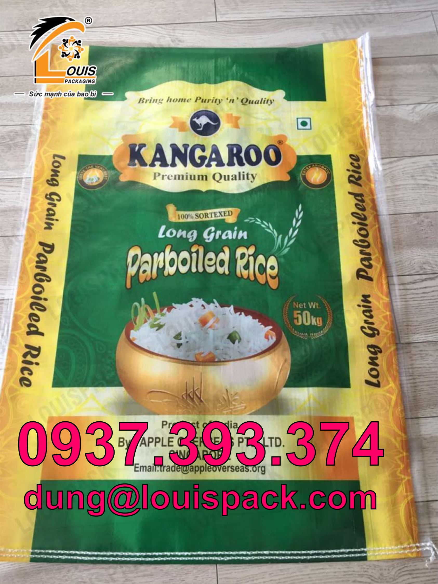 Bao PP đựng gạo 10kg, 25kg, 50kg