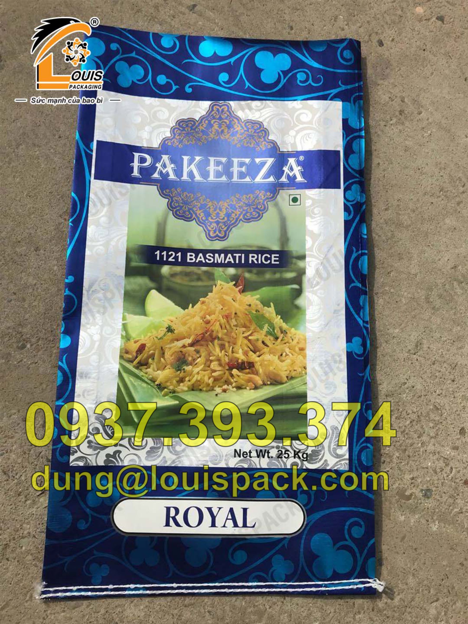 4 Bao PP đựng gạo 10kg, 25kg, 50kg