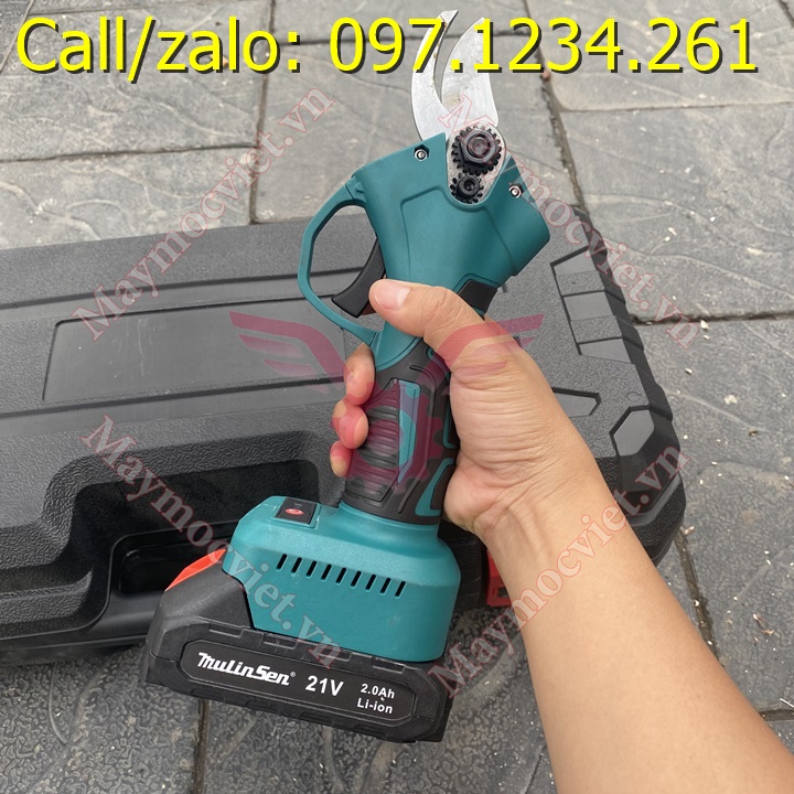 2 Kéo cắt cành dùng pin MulinSen 21V giá rẻ