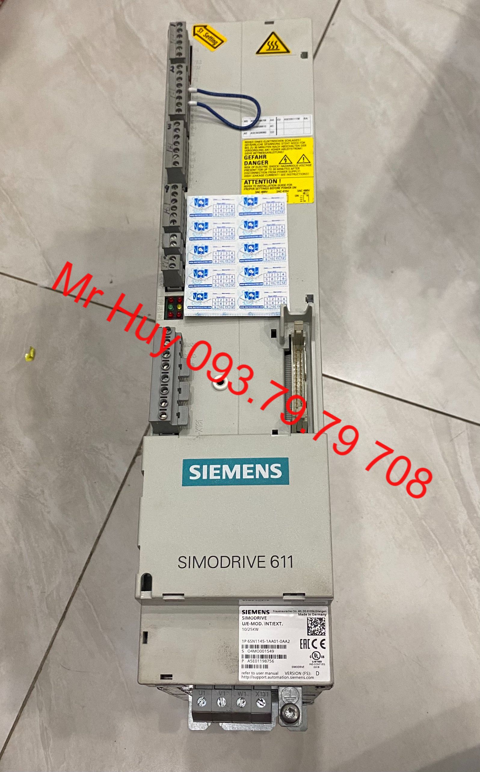 Bộ nguồn Simodrive 611 Siemens 6SN1145-1AA01-0AA2 SIEMENS Việt Nam Nhất Huy Automation
