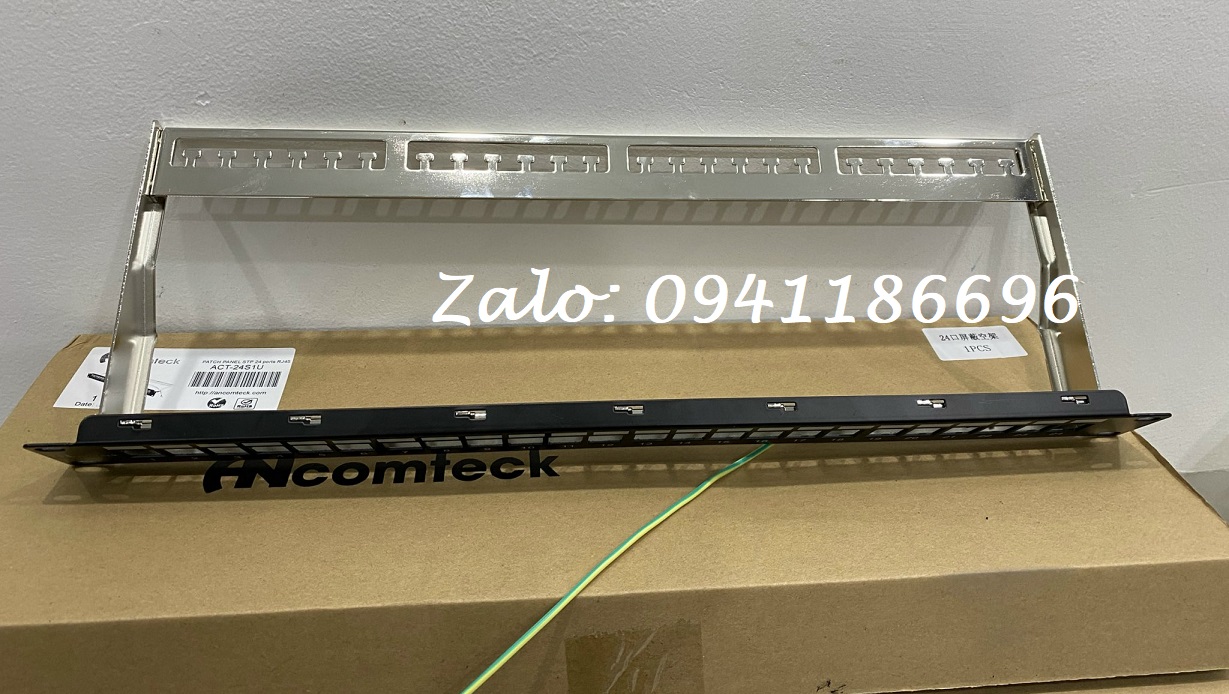 12 Thanh đấu nối Patch Panel Cat6A CommScope Chống nhiễu 24 cổng mã 1933319-2