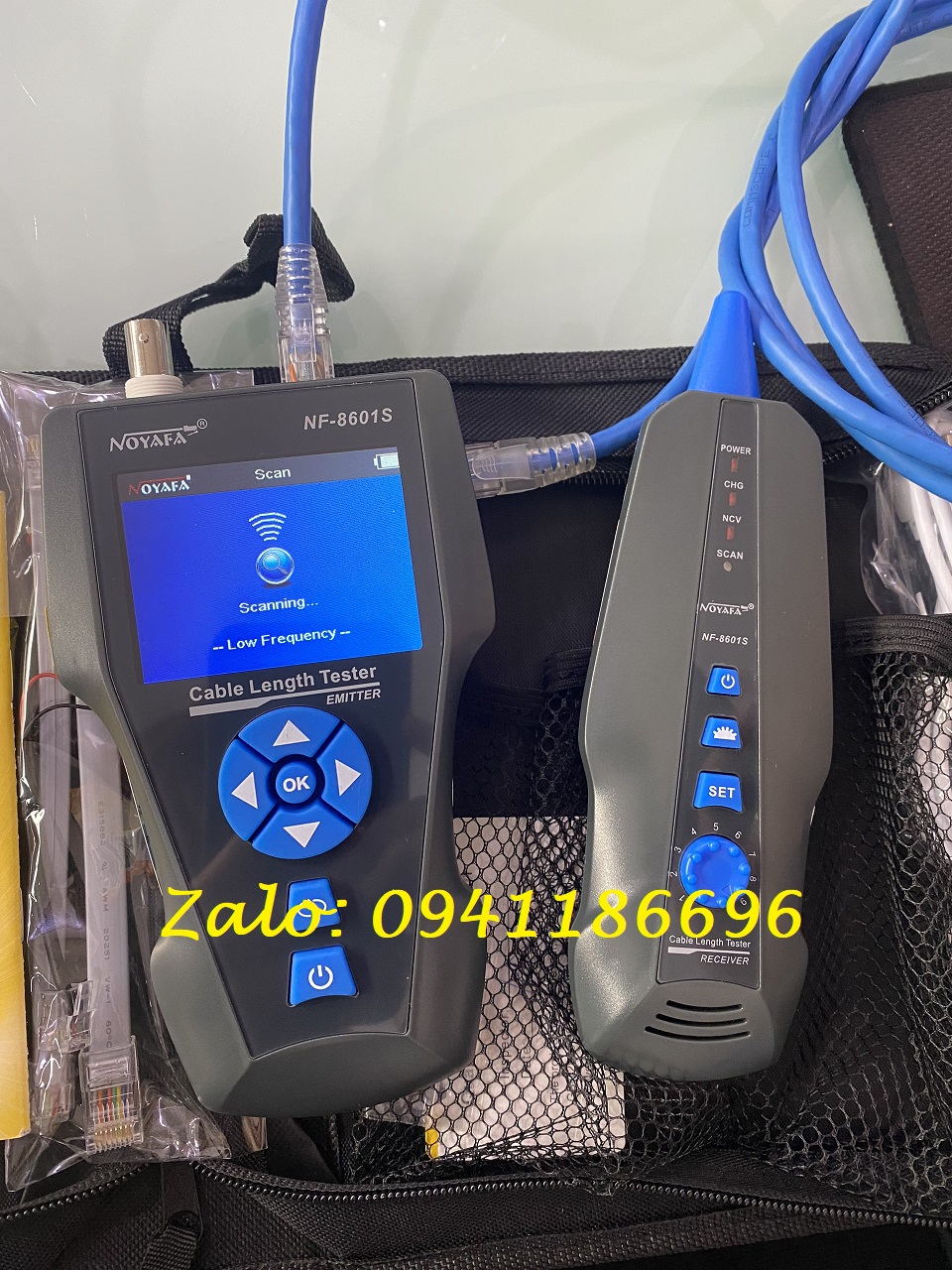 Máy test mạng NF-8601S Đa Chức Năng RJ45, RJ11, BNC, kim loại Cáp, PING/POE, kết xuất kết quả ra máy Máy test mạng NF-8601S Đa Chức Năng RJ45, RJ11, BNC, kim loại Cáp, PING/POE, kết xuất kết quả ra máy