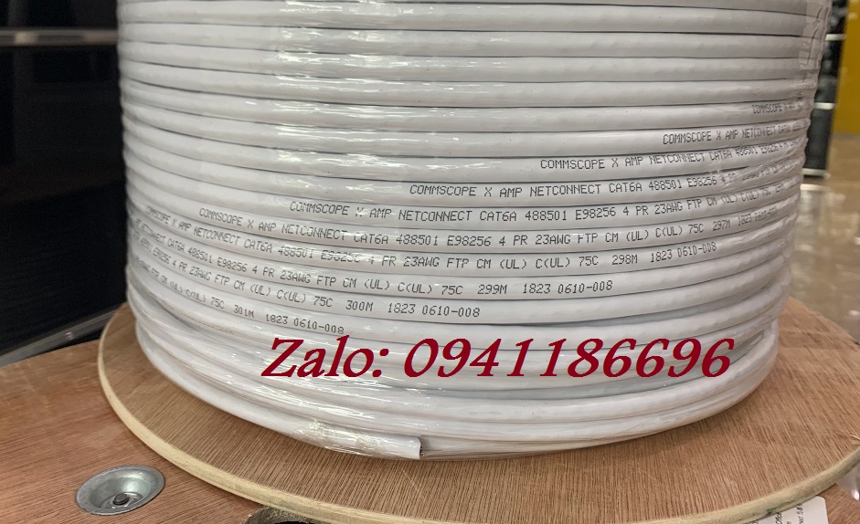 6 Cáp mạng Cat6 UTP CommScope mã 1427254-6,cáp thang máy Cat7/ Cat8 SFTP sẵn số lượng