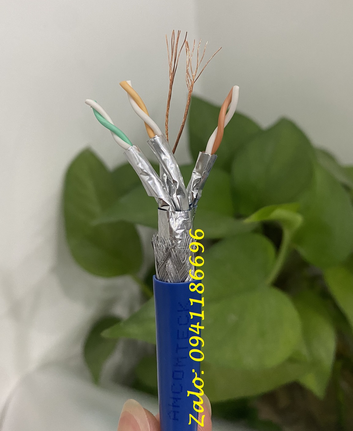 Annam phân phối cáp mạng Cat7 SFTP bọc lưới đồng chống nhiễu Annam phân phối cáp mạng Cat7 SFTP bọc lưới đồng chống nhiễu