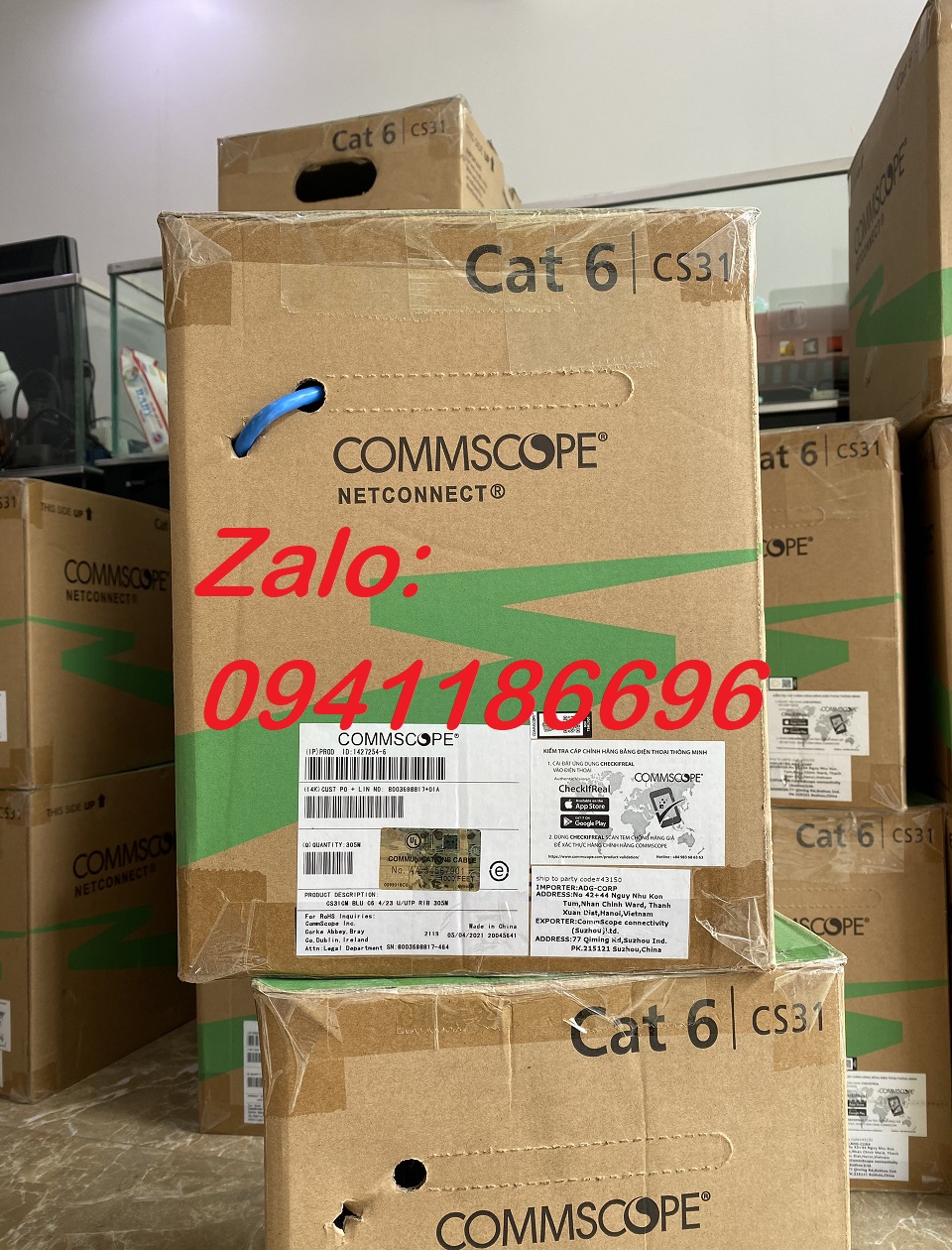4 Dây điện thoại 2 đôi, cáp mạng thang máy Cat7/Cat8 SFTP sẵn kho