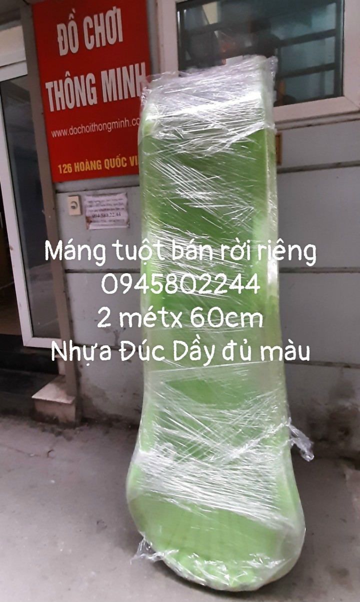 8 Máng trượt hàng xịn cao cấp siêu dày nặng 20kg riêng máng 2 mét rộng 65 dầy 30 cm sẵn hàng