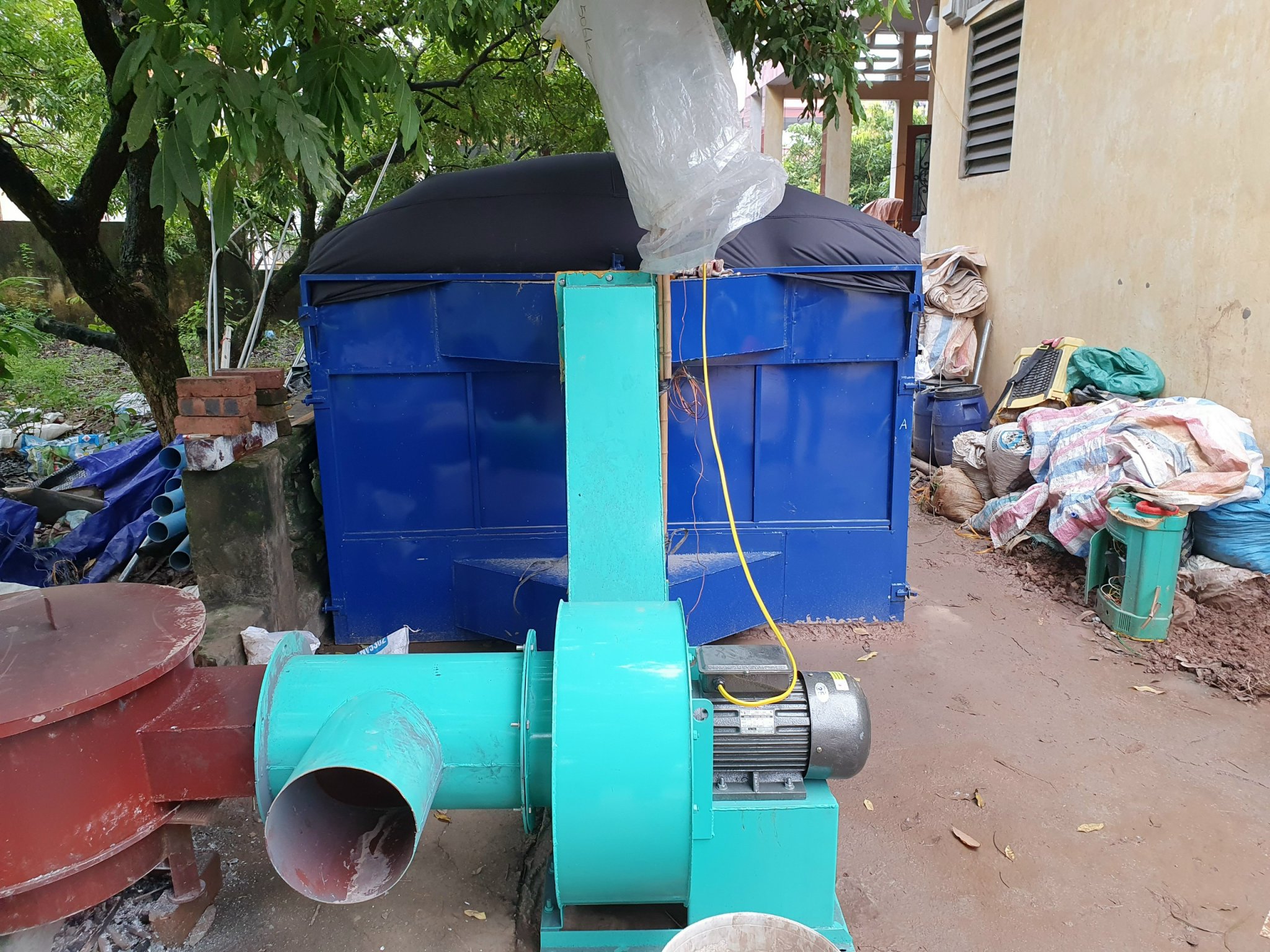 2 Máy sấy lúa 2 tấn/mẻ hộ gia đình 2 Máy sấy lúa 2 tấn/mẻ hộ gia đình