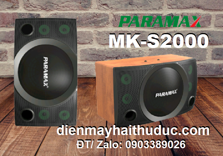 Loa Karaoke Bass 305mm Paramax MK-S2000 Giảm giá thật 20