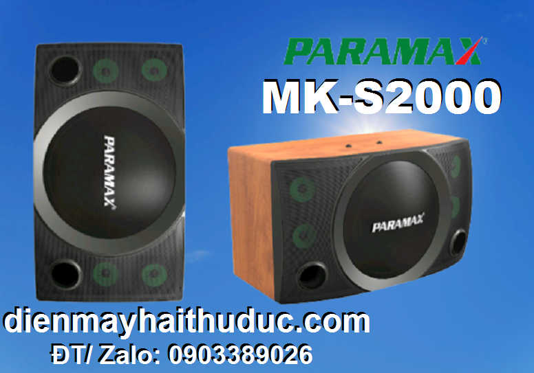 2 Loa Karaoke Bass 305mm Paramax MK-S2000 Giảm giá thật 20