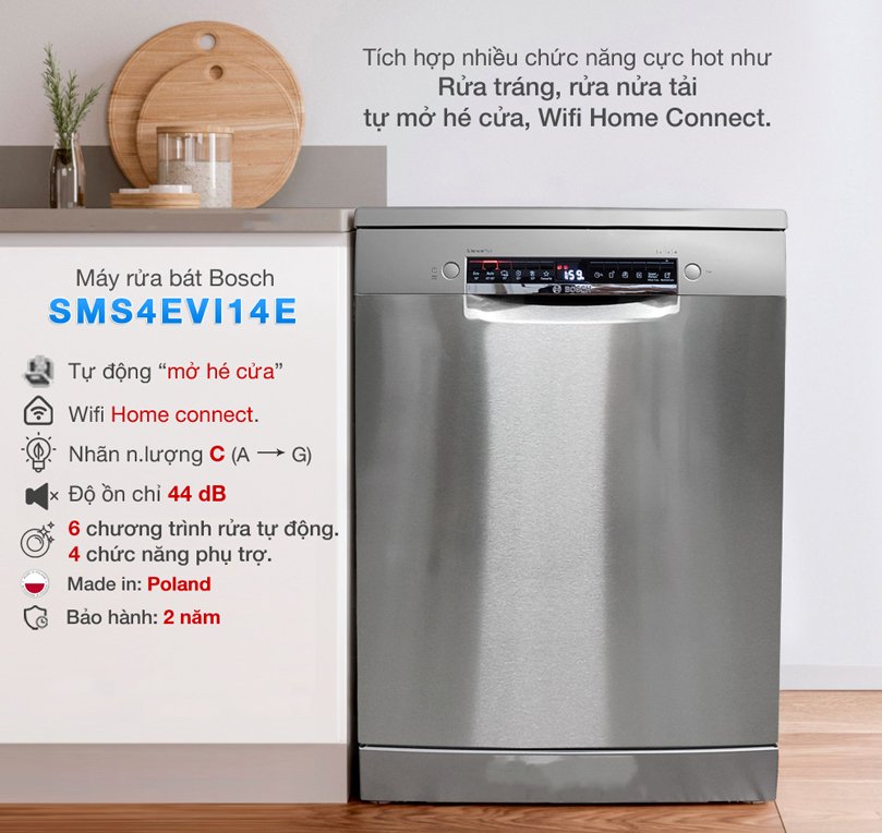 2 Máy rửa bát Bosch nhập khấu, bảo hành 36 tháng mới nhất 2023 2 Máy rửa bát Bosch nhập khấu, bảo hành 36 tháng mới nhất 2023