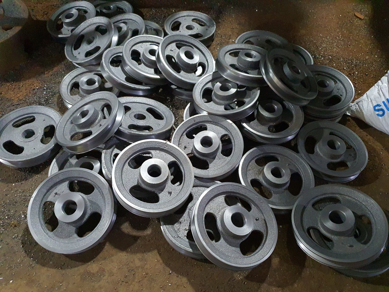 7 Puly Gang, Buli Gang, Gối Đỡ, Bánh Xe Gang Hà Nội