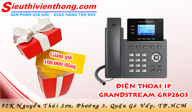Điện thoại IP Grandstream GRP2603